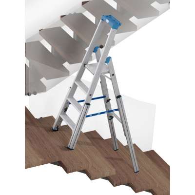 Teleskop-Stufenstehleiter